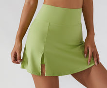 Side-Hem High Waist Skirt