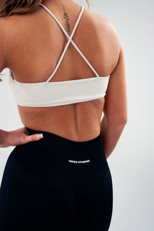 Cross-Front Teardrop Sports Bra