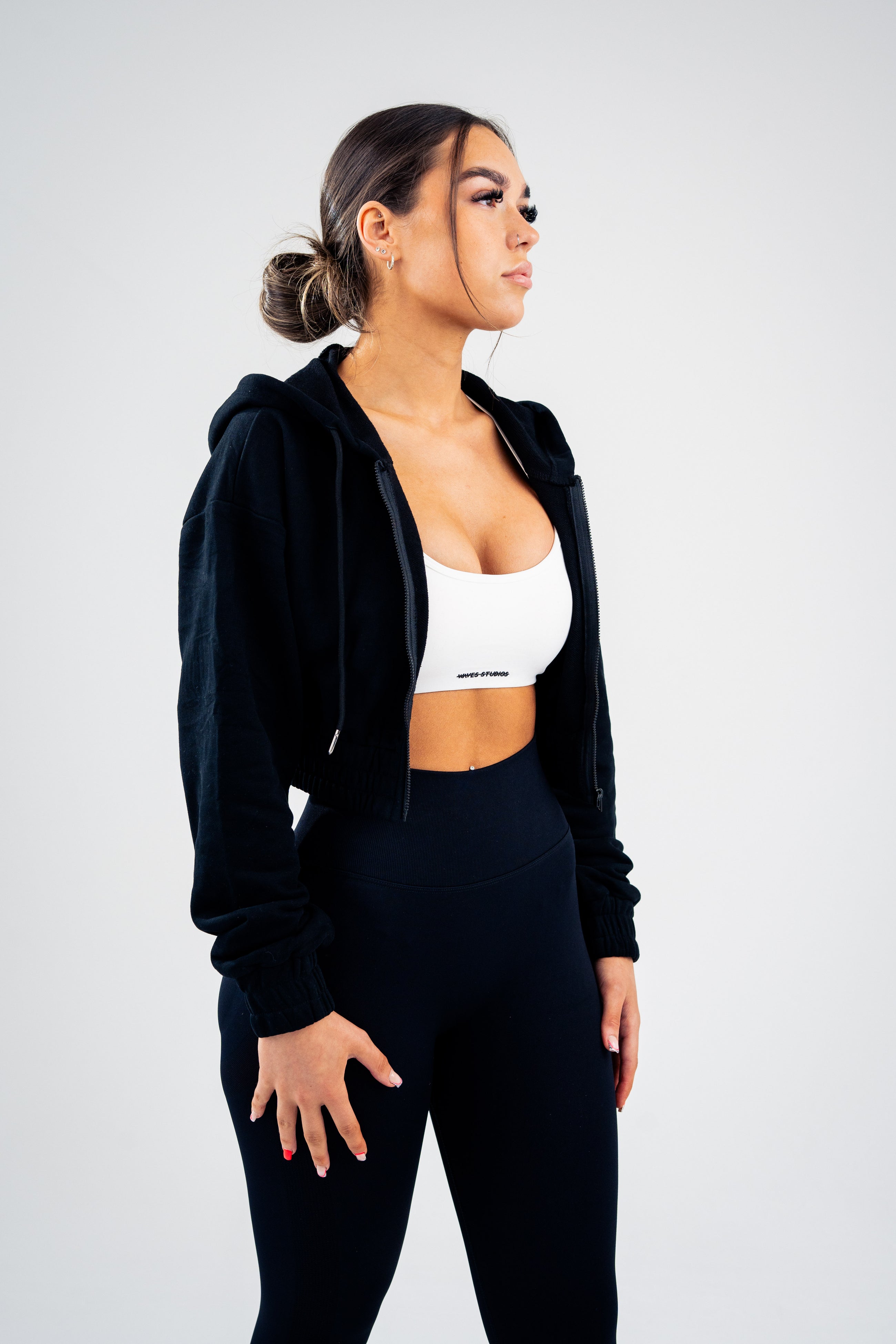 Women Cropped Hoodie