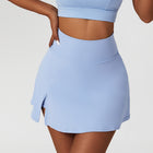 Side-Hem High Waist Skirt