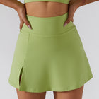 Side-Hem High Waist Skirt